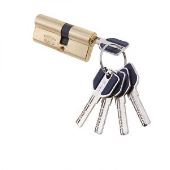 Механизм цилиндровый MSM C60 PB (полир.латунь) ключ-ключ