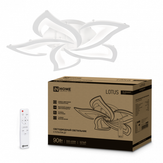 Светильник светодиодный ELEGANT LOTUS 90Вт 230В 3000-6500K  1505