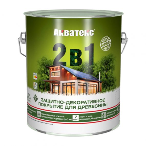 Акватекс 2,7л орех  58279