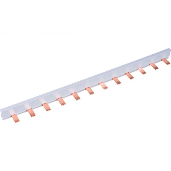 Шина соед.PIN 1ф 63А 12 мод (длина 22см) ИЭК YNS21-1-063-22-12