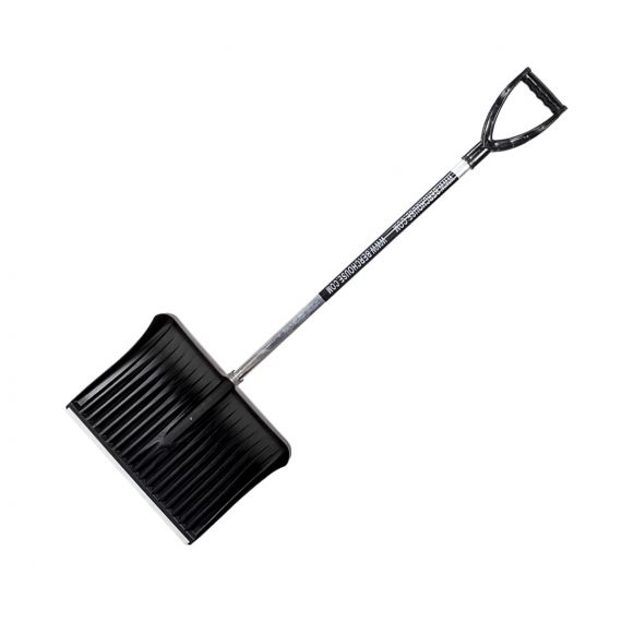 Лопата снеговая Berchouse №11 пластм. алюмин. черенок V-образная ручка 223122#