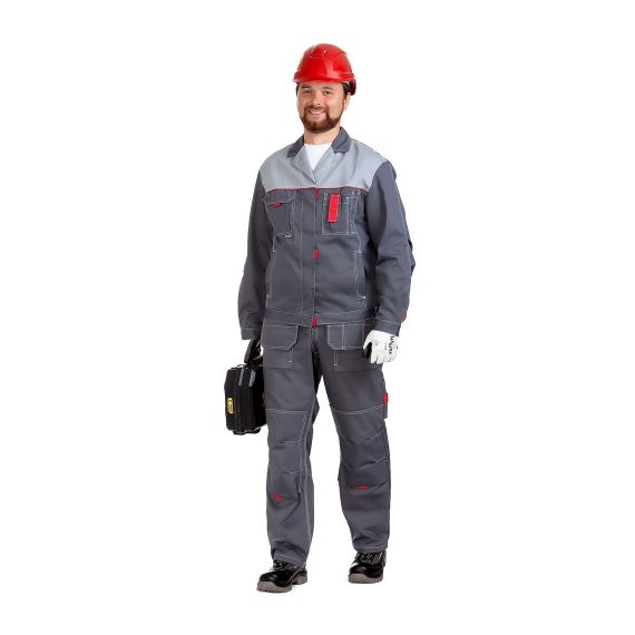 Куртка мужская Сити-Мастер 3080, Цвет: Серый, Размер: 112-116/170-176