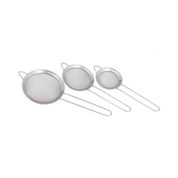 Набор сит 3 шт: d=7, 8, 9,5 см 580341