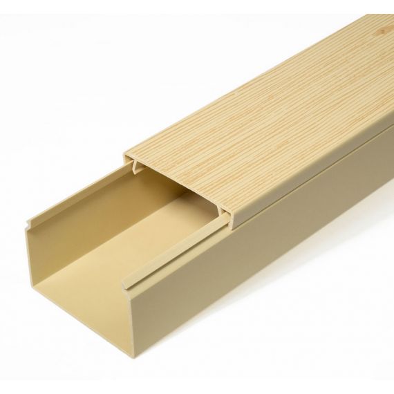 Кабель-канал 100*60/2м СОСНА с текст.дерева двойной замок