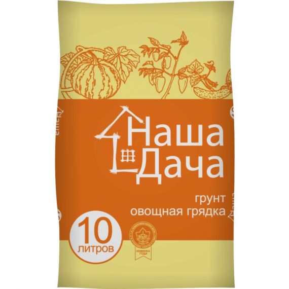 Грунт Наша дача "Овощная грядка" 10л Лама Торф 270-3