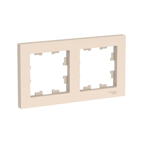 Рамка 2-постовая  бежевая ATLAS DESIGN  ATN000202