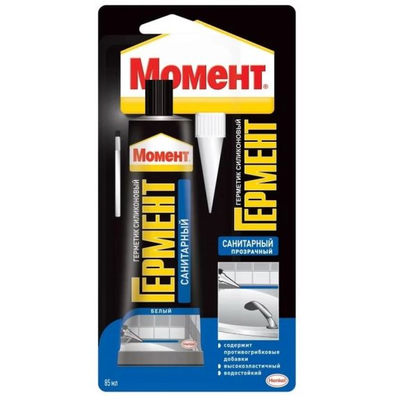 Герметик санитарный МОМЕНТ белый 70мл  264750