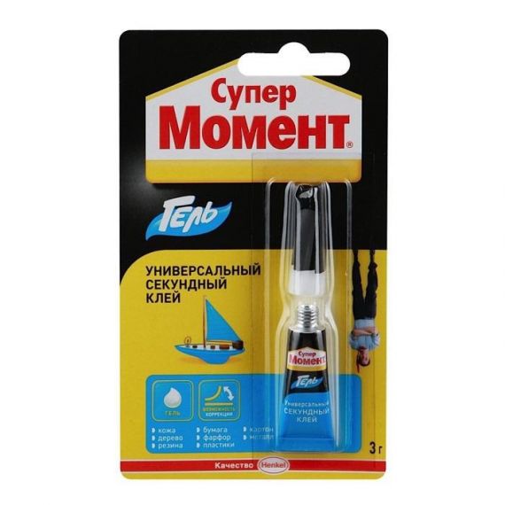 Клей Момент Супер гель 3г, изображение 2