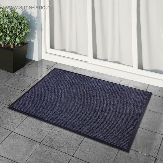 Коврик придверный влаговпитывающий ребристый СТАНДАРТ 90*150 в ассортименте
