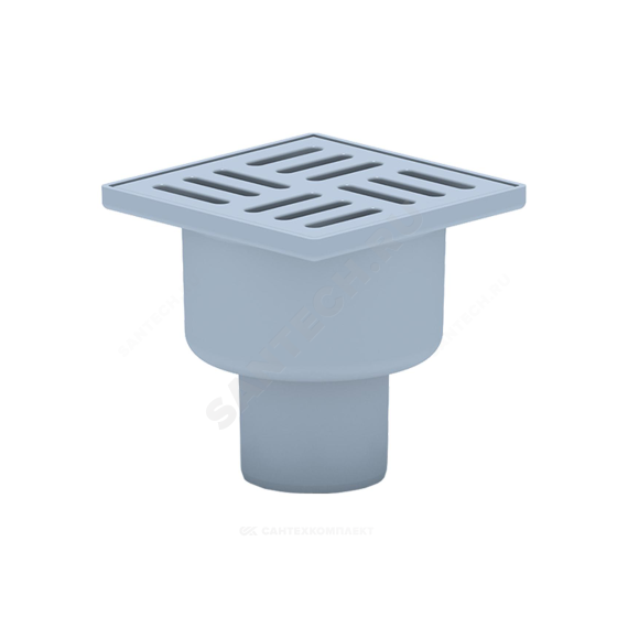 Трап нерег верт/вып гидро/затв Дн50 пласт/реш 100*100мм АНИ пласт TQ5204 004-0221