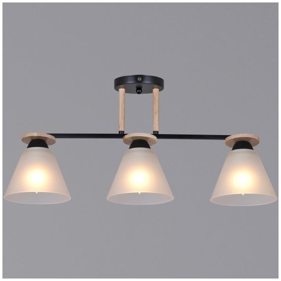 11630-0.3-03 BK+WOOD светильник потолочный