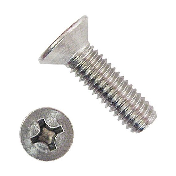 Винт потай DIN965 8*20 нерж