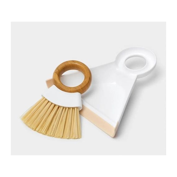Щётка с совком Meli, бамбуковая ручка 1010063