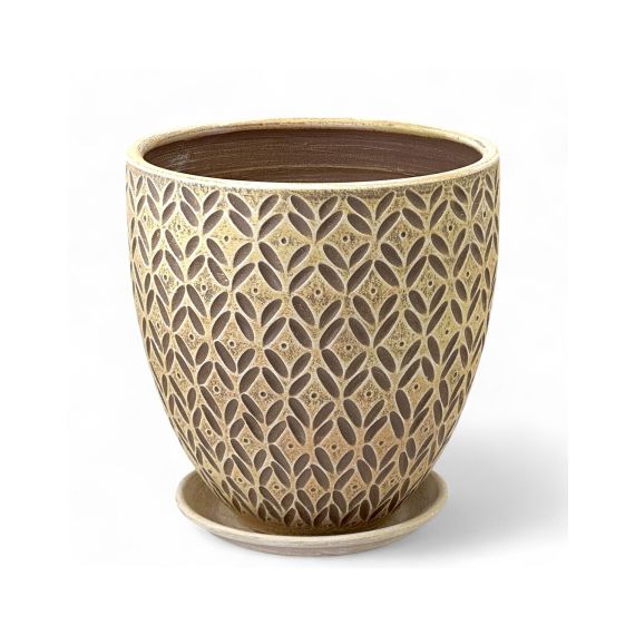 Горшок Ажур Бархат бутон 20см  14-119   738816