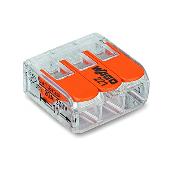 Клемма 3,0*4,0 с рыч 221-413 67512/42738