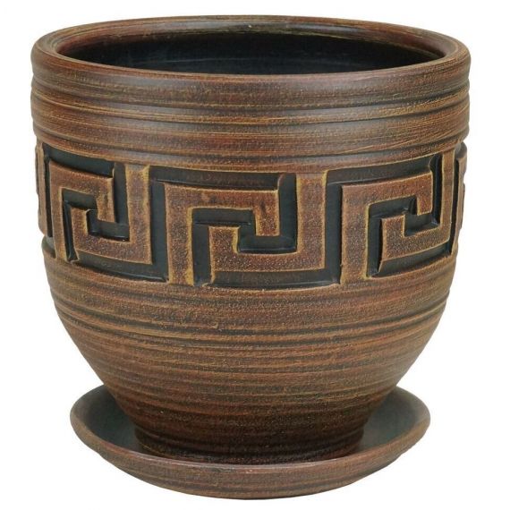 Горшок МЕАНДР коба шок. 26см  12-205