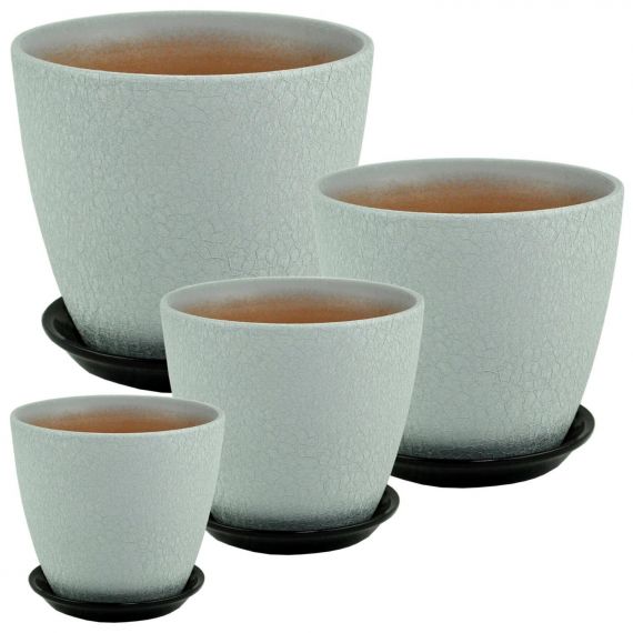 Горшок бутон винил серый 2,0л  ВН 05