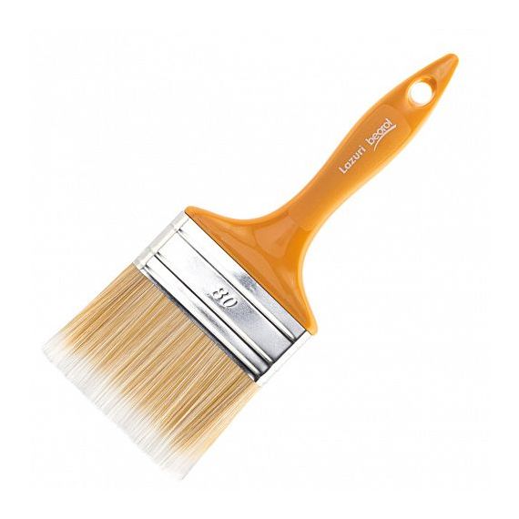 Кисть плоская 80мм BEOROL для лазурных покрытий  271734