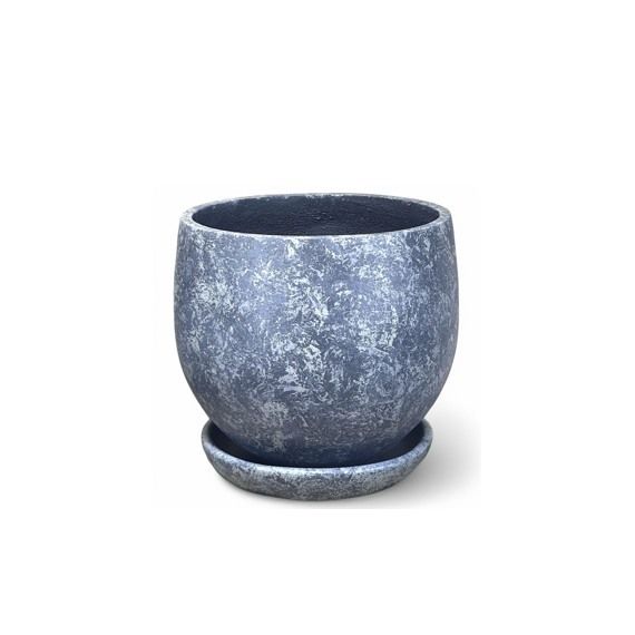 Горшок ШАР h36*d36см черный U2105