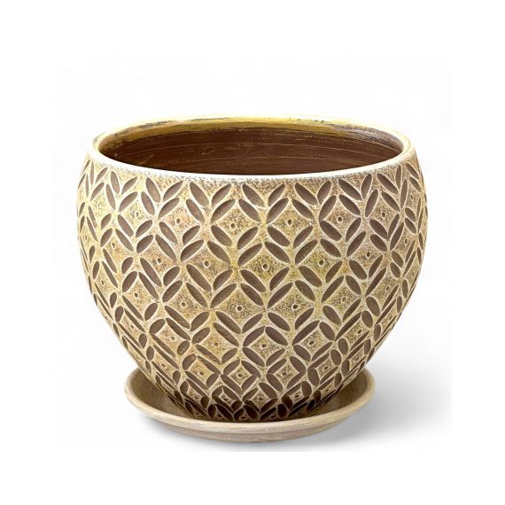 Горшок Ажур Бархат классика 24см  15-219   732135