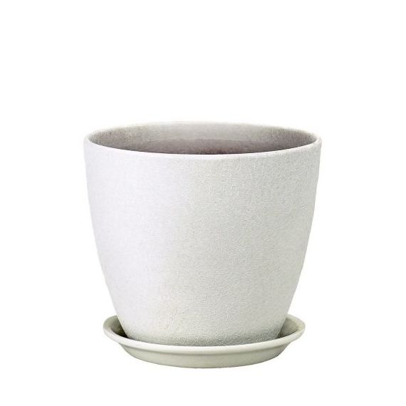 Горшок Бутон винил бел. 15см  410026/ВН 02/2