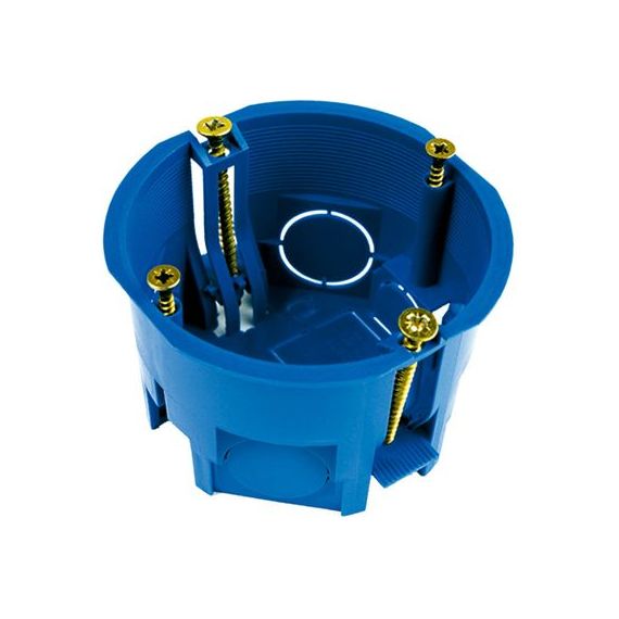 Коробка монтажная (подрозетник) 68*45мм С3Е2 для гипсокартона КУ1202