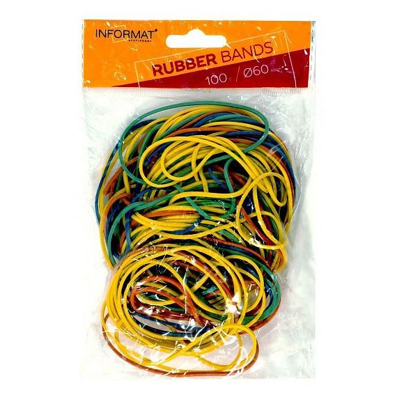 Резинки банковские 6см 100г  RBOPP-100/060154