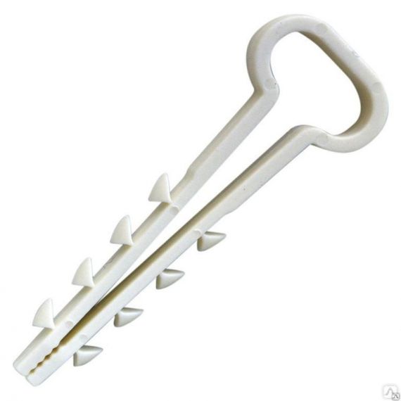 Дюбель-хомут  5-10 белый прямоугольный 100шт PROconnect 07-4611