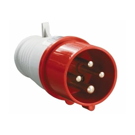 Вилка каб эл. 014 16А 3Р+ Е 380В IP44 ИЭК  33360