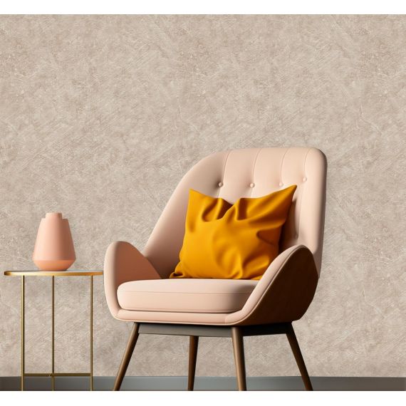 Обои бумажные БЕТОН терракот с жемчужным переливом 6510-4