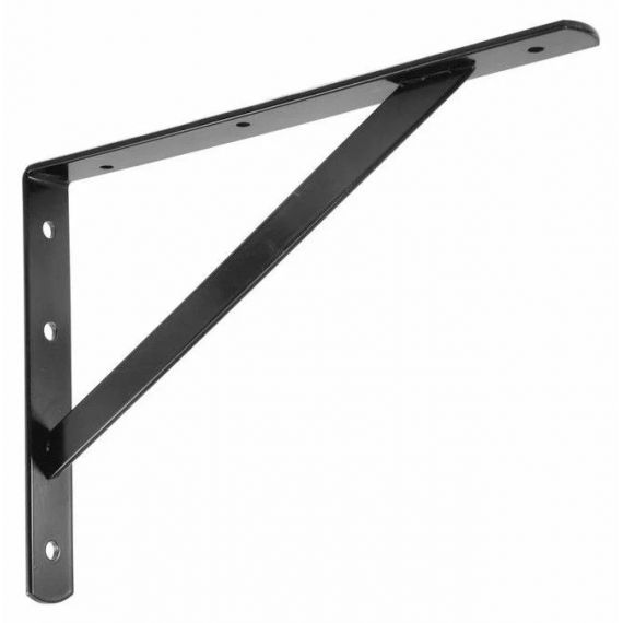 WSWP 300 Кронштейн сталь. усил. плоский  200*300 черный 5353