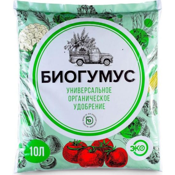 Биогумус (вермикомпост) 10л  05162