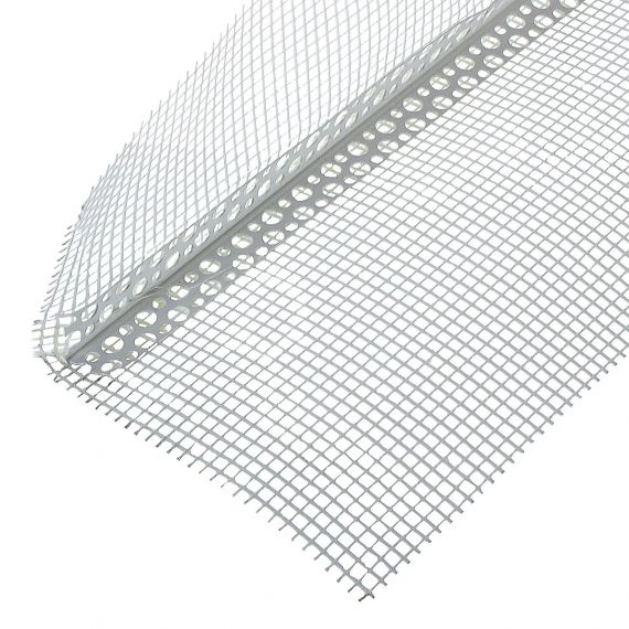 Угол перфорированный ПВХ 25х25 3м  4368049/210161, изображение 2