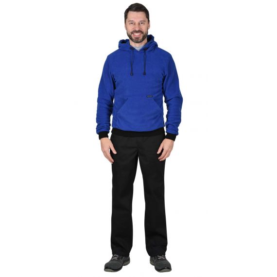 Толстовка флисовая 120 СИРИУС, Цвет: Синий, Размер: 88-92/182-188