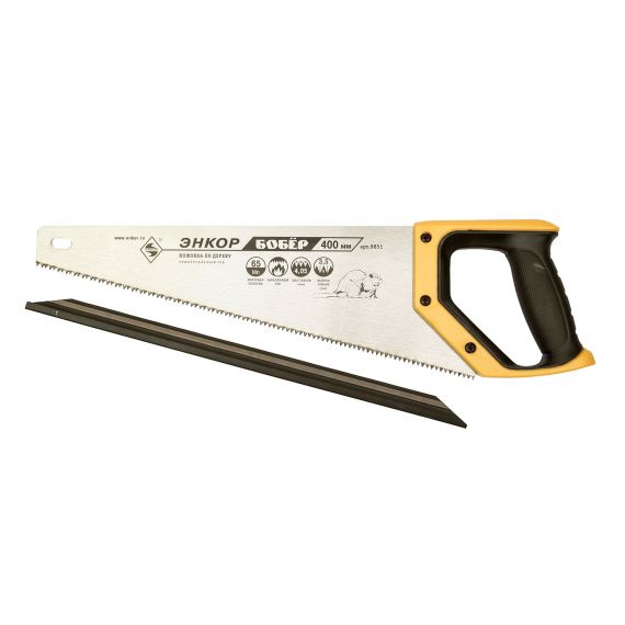 Ножовка "БОБЕР" по дереву зак. унив.зуб 400 мм