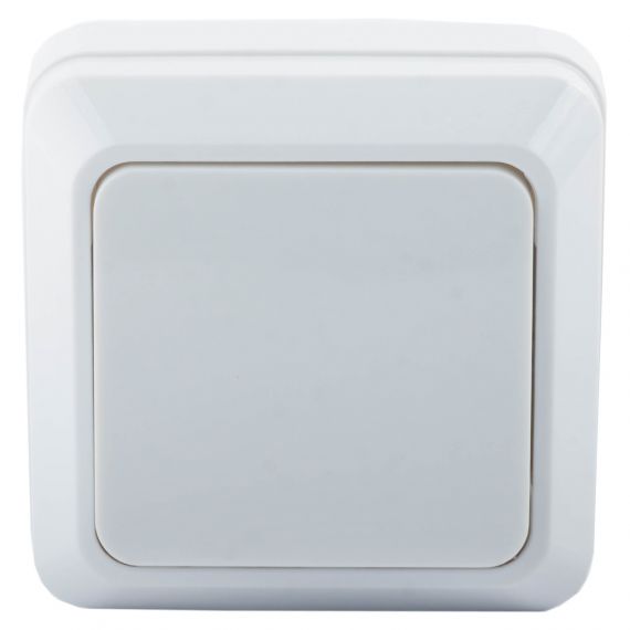 ОЛИМП Выкл.1кл.10А о/у белый