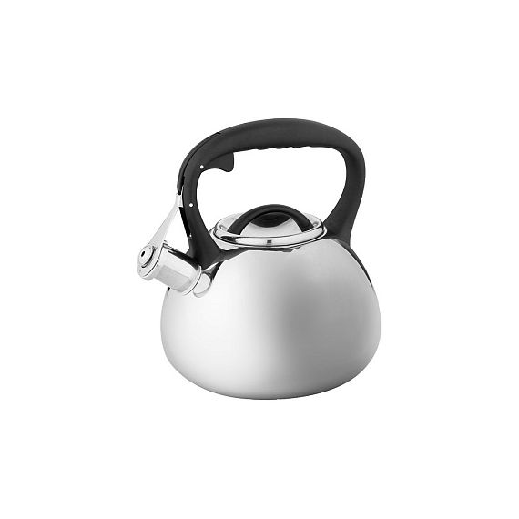 Чайник нерж 3л AK-516 нерж со свистком  ALPENKOK