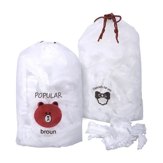 Набор крышек чехлов для пищевых продуктов 100шт 80-507