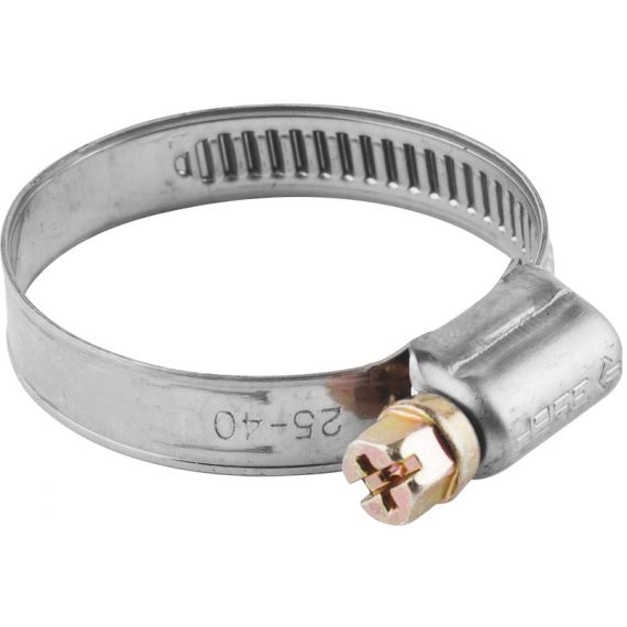 Хомут нерж.сталь 10-16мм ЗУБР 1шт.  37820-10-16-200