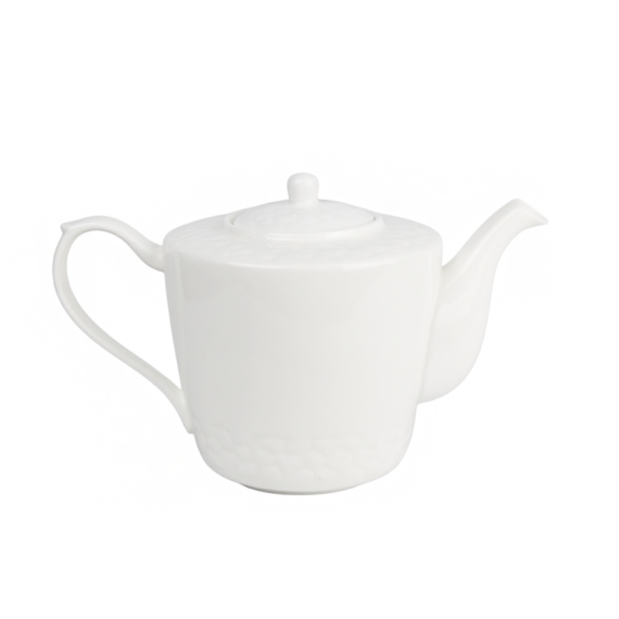 Чайник заварочный фарфор белый 1000мл 0718-82