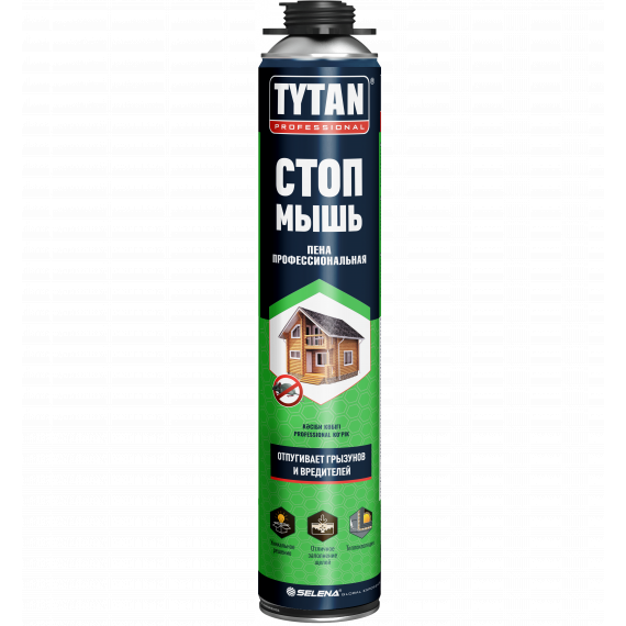 Пена монтажная TYTAN PROFESSIONAL СТОП МЫШЬ 750мл 278681