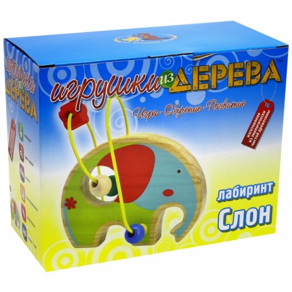 Мир деревянных игрушек Лабиринт Слон