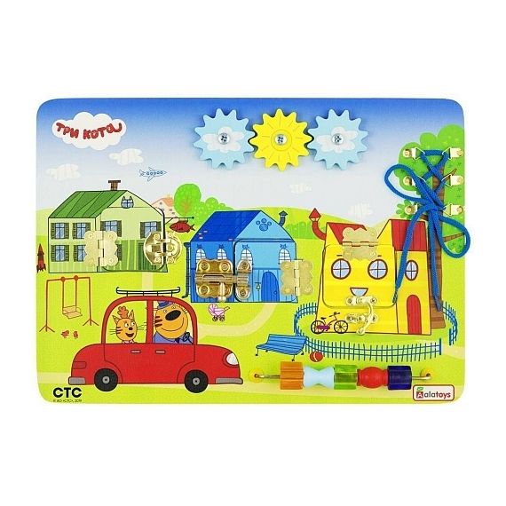 Бизиборд ТРИ КОТА