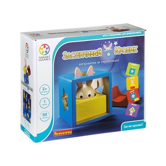 Логическая игра BONDIBON Застенчивый Кролик, арт. SG 017 RU 0947