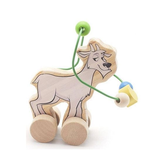 Лабиринт-каталка "Козел" Мир деревянных игрушек Д360