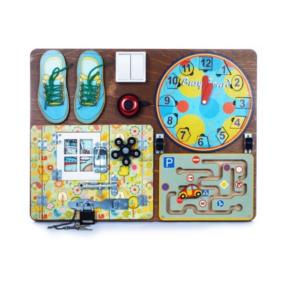 БИЗИБОРД для мальчиков 40*50