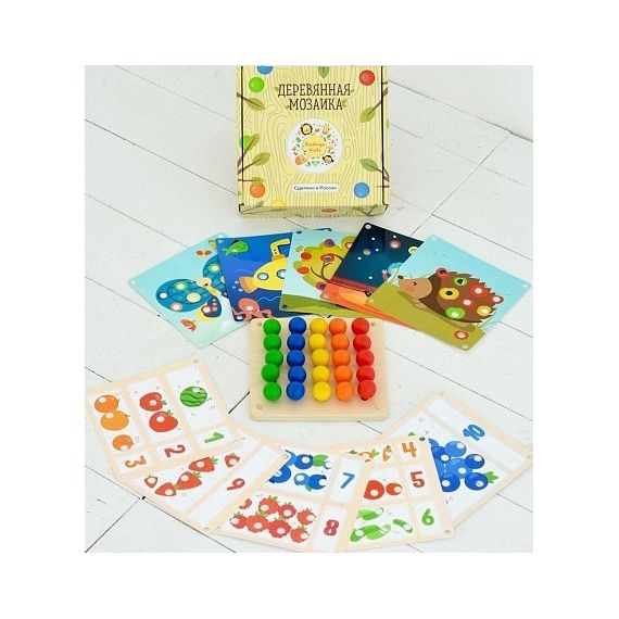 Игра Мозаика деревянная Основной набор