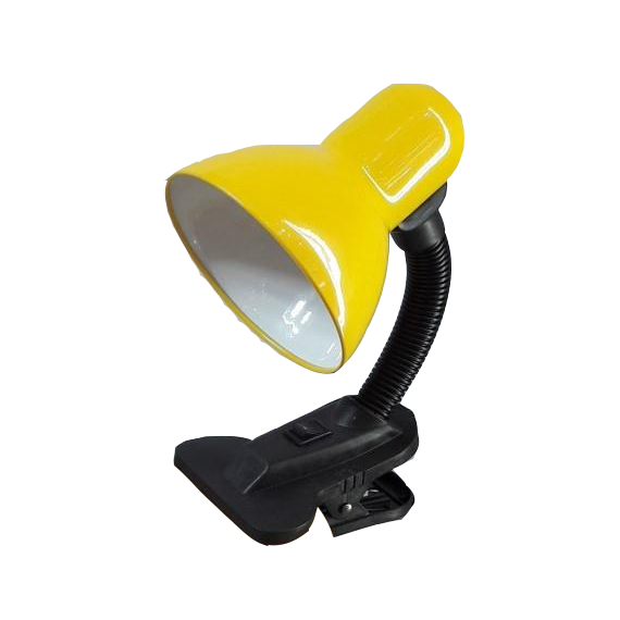 Светильник на прищепке GTL-026 60W E27 желтый General  45332