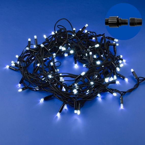 Гирлянда светодиод с эффектом мерцания 10м 120 свет-в Провод чер ULD-S1000-120/TBK WHITE IP67 /03944