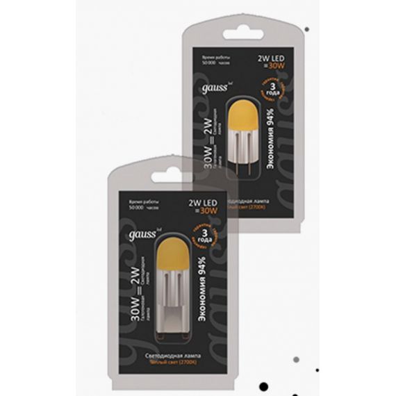Лампа LED G4 2W 2700K 220V YS107307102 Gauss